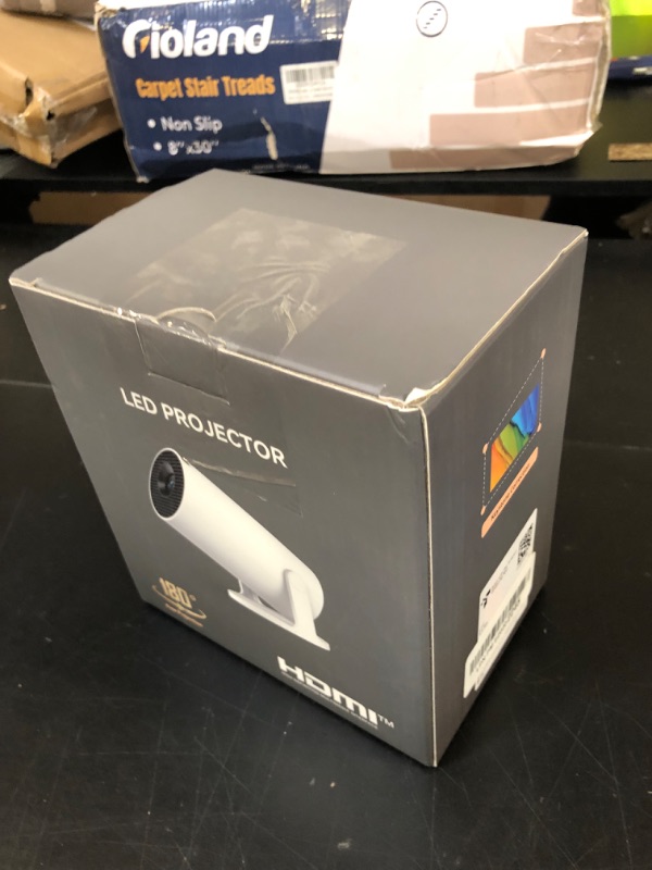 Photo 1 of Mini Portable Projector 4K WiFi 6 BT 5.2 Upgraded Portable Projector Full HD Supported for Phone /PC /TV /HDMI /PS5 /Laptop Auto Keystone Home Theater 180° Rotation [Built-in App]