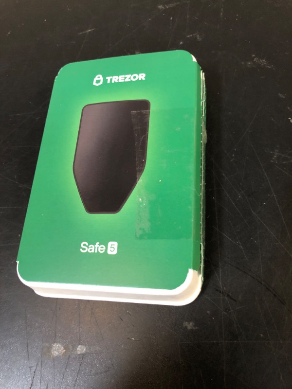 Photo 1 of Trezor Safe 5 - Crypto Hardware Wallet with Secure Element & Passphrase, Color Touchscreen and Haptic Feedback, Protect your Bitcoin and Digital Assets (Black Graphite)