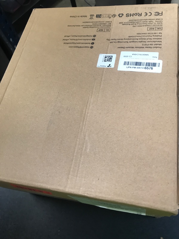 Photo 1 of FEPPO Mattress Vacuum Cleaner, 16Kpa Bed Vacuum Cleaner with 253.7nm UV-C Light, 140°F Heat, HEPA Filter & Ultrasonic, Versatile Handheld Vacuums for Bed, Sofa, Couch, Crib(Corded, 500W)