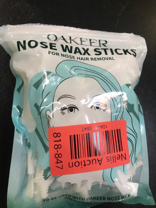 Photo 1 of OAKEER Hair Remover 40 Pcs Nose Wax Sticks for Nostril Nasal Cleaning Ear Hair Removal