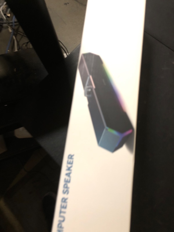 Photo 1 of LENRUE G11 Computer Speakers for Desktop, Touch Lights PC Speakers with Surge Clear Sound, USB C/USB Powered for Computer Desktop PC Laptop Monitor