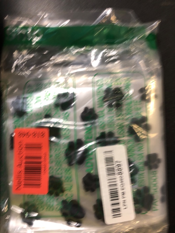 Photo 1 of Boao 150 Pcs Dog Pet Paw Print Cellophane Bags Treat Gift Candy Cookie Bags with 150 Pieces Twist Ties for Dog Party Favor Decorations(Black)