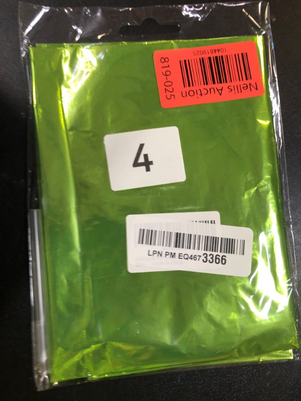Photo 1 of PatiCool 40 Inch Green Number Balloon 4, Large Number Foil Balloons Mylar for Girl Boy Birthday Party Celebration Decorations Supplies, Digital Balloons for Wedding Anniversary Events Decorations