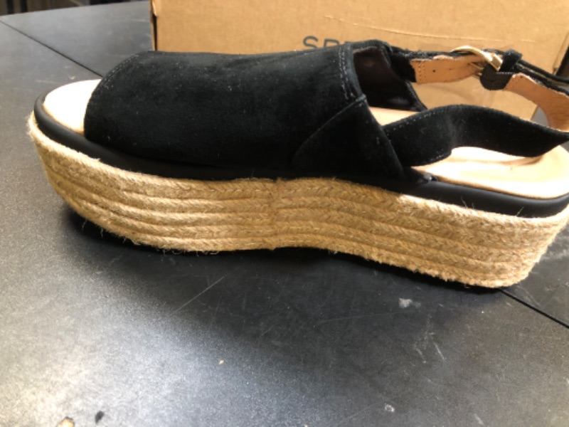 Photo 1 of  Open Toe Heel Sandal (Black (PU), numeric_7)