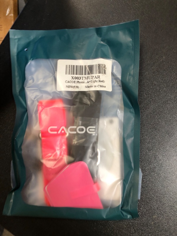 Photo 1 of CACOE Phone Lanyard 2 Pcs Adjustable Neck Strap,4 Pcs Patches,Universal Crossbody Multifuctional Patch Cell Phone Lanyards Compatible with Most Smartphones(Black+Rose Red)
