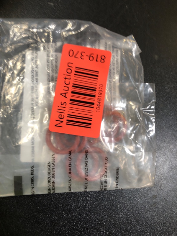 Photo 1 of uxcell Silicone O-Ring, 22mm OD, 15.8mm ID, 3.1mm Width, VMQ Seal Rings Gasket, Red, Pack of 10