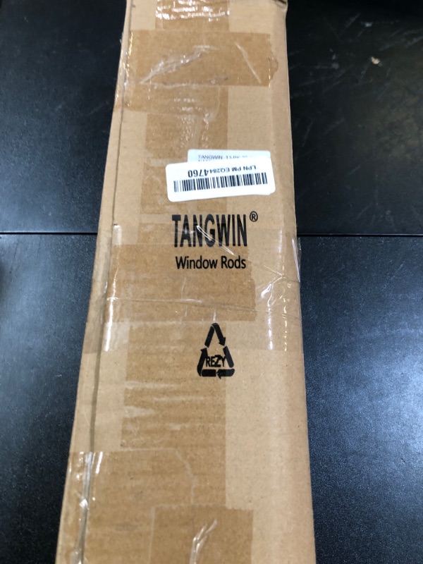 Photo 1 of TANGWIN Black Wrap Around Curtain Rods 66 to 120 In:Blackout Heavy duty Adjustable Window Curtain Rod for Bedroom,Industrial Darkening Curved French Metal Single Drapery Rods Easy Install,Matte Black