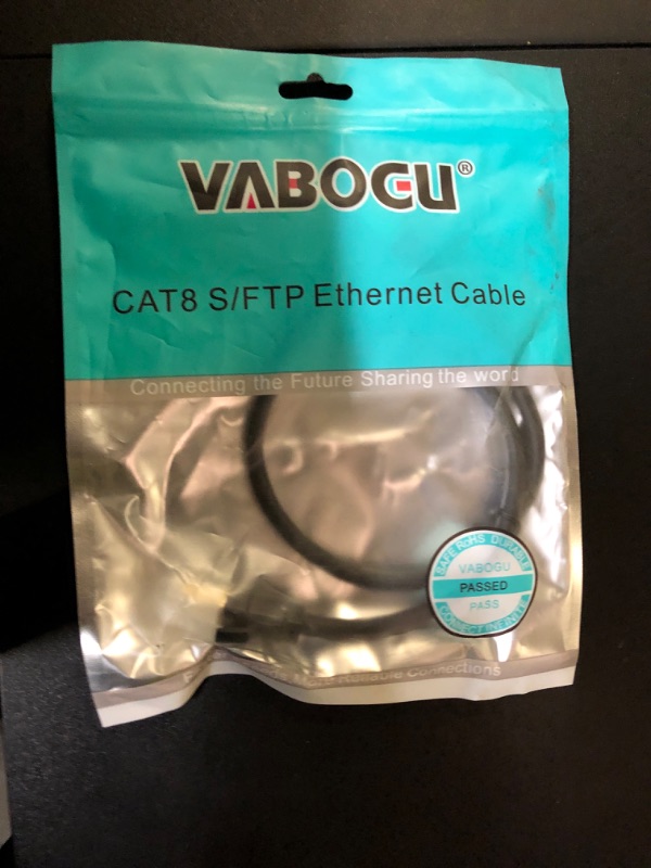 Photo 1 of Cat 8 Ethernet Cable, 1.5Ft 3Ft 6Ft 10Ft 15Ft 20Ft 30Ft 40Ft 50Ft 60Ft 100Ft Heavy Duty High Speed Internet Network Cable, Professional LAN Cable Shielded in Wall, Indoor&Outdoor