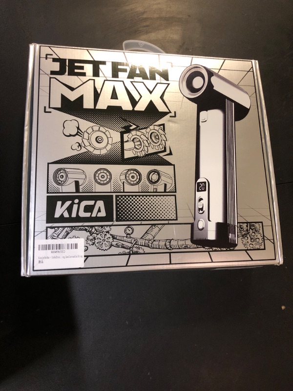 Photo 1 of Kica JetFan Max – Turbo Dryer Blower for Car, Cordless Leaf Blower, 205 MPH, 31.75oz Max Thrust, Cordless, Stepless Speed Control for Patio Cleaning, Lawn Care and Car Drying