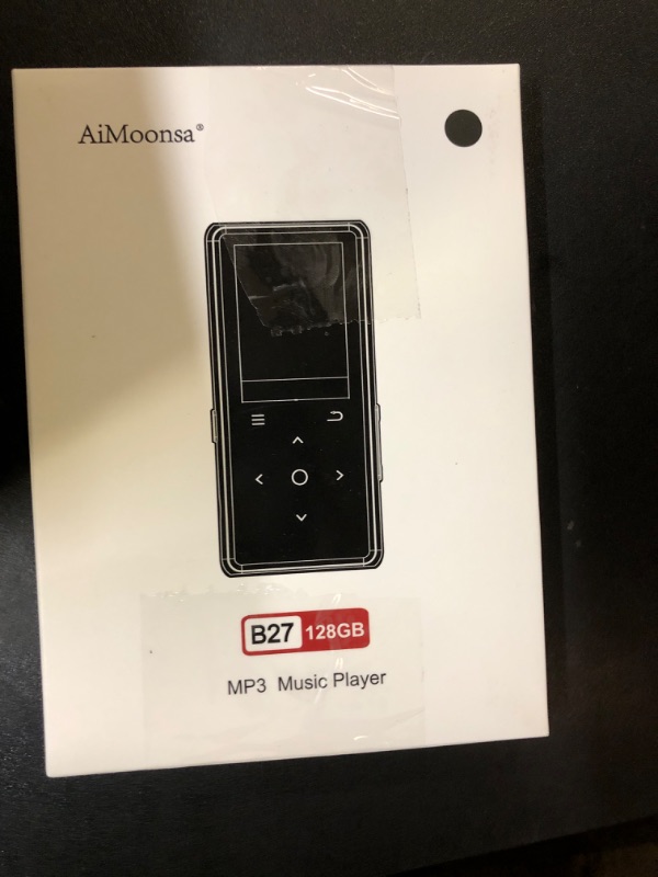 Photo 1 of 128GB MP3 Player with Bluetooth 5.2, AiMoonsa Music Player with Built-in HD Speaker, FM Radio, Voice Recorder, HiFi Sound, E-Book, Earphones Included