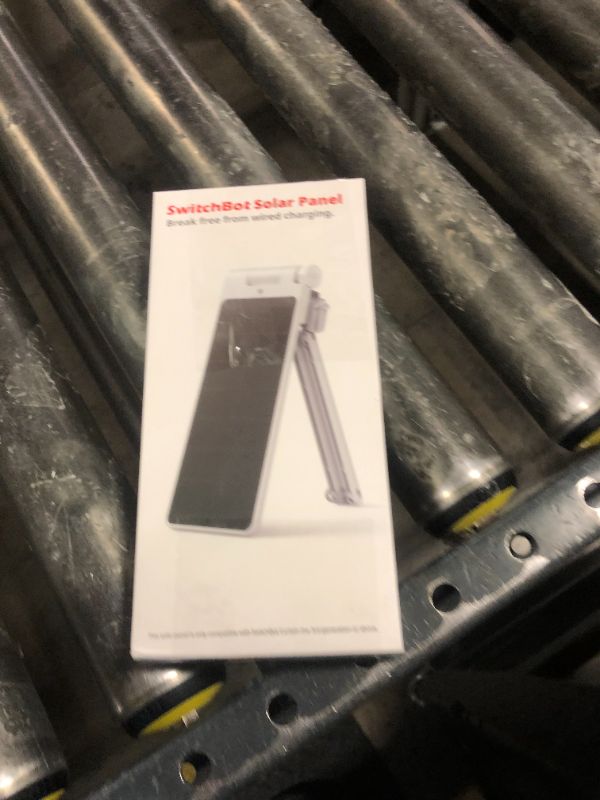 Photo 1 of SwitchBot Solar Panel Charger for Curtain 3 - Performance Upgrade, Easy to Use, Support Low Light Charging, Smart Solar Panel for SwitchBot Curtain 3 Rod/U Rail, Non-Stop Solar Power Supply
