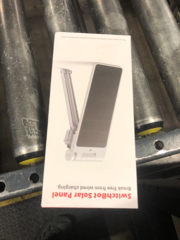 Photo 1 of SwitchBot Solar Panel Charger for Curtain 3 - Performance Upgrade, Easy to Use, Support Low Light Charging, Smart Solar Panel for SwitchBot Curtain 3 Rod/U Rail, Non-Stop Solar Power Supply