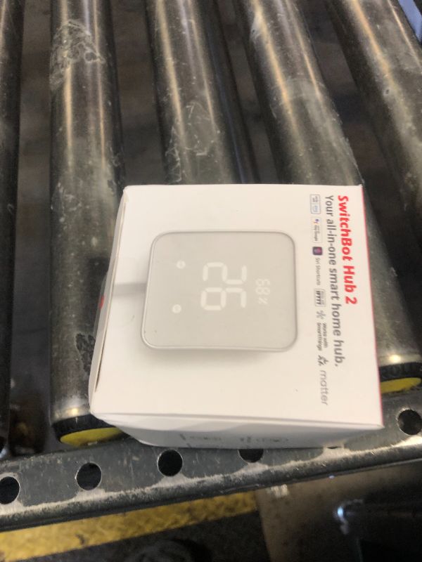 Photo 1 of SwitchBot Hub 2 (2nd Gen), work as a WiFi Thermometer Hygrometer, IR Remote Control, Smart Remote and Light Sensor, Link SwitchBot to Wi-Fi (Support 2.4GHz), Compatible with Alexa&Google Assistant