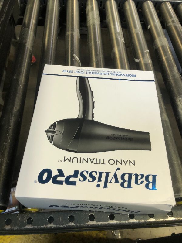 Photo 1 of BaBylissPRO Nano Tianium Limited Edition Black and Blue Professional Ionic Hair Dryer