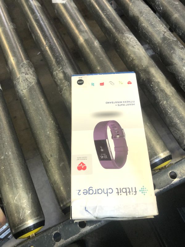 Photo 1 of Fitbit Charge 2 Heart Rate + Fitness Wristband, Plum, Large (US Version)
