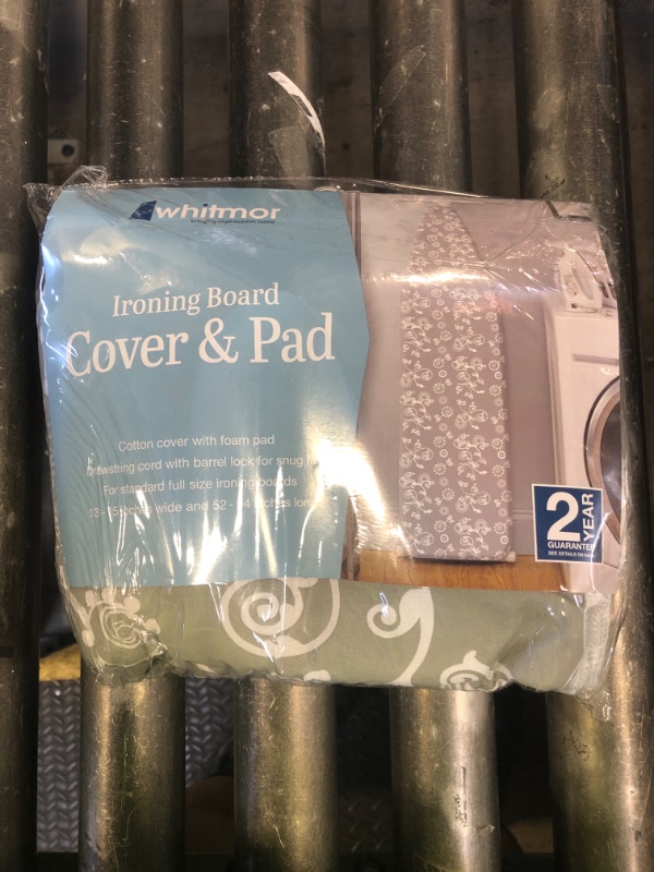 Photo 1 of Whitmor Scorch Resistant Ironing Board Cover and Pad - Grey Swirl