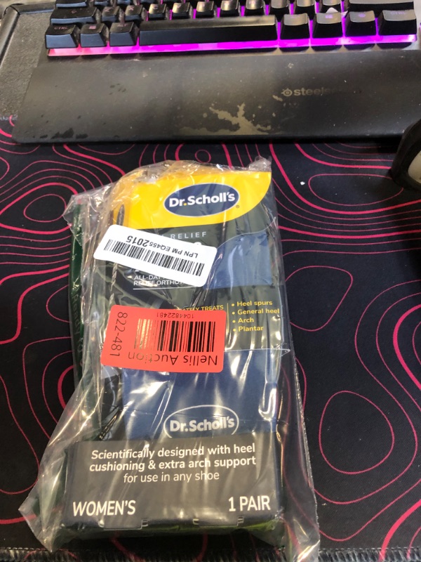 Photo 1 of Dr. Scholl's Heel & Arch All-Day Pain Relief Orthotic Insoles, ¾ Length Shoe Inserts, Women Size 6-10, 1 Pair