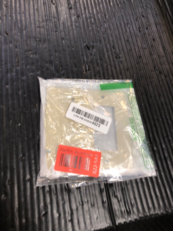 Photo 1 of Leviton 2-Gang 1-Blank 1-Decora/GFCI Combination, Midway Size, Thermoset, 80608-I, Ivory