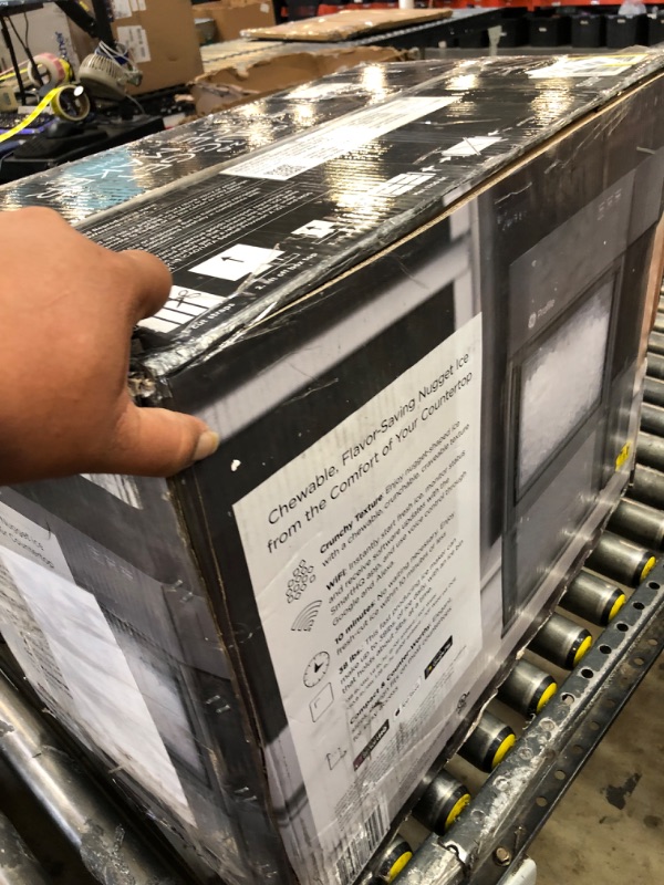 Photo 1 of GE Profile Opal 2.0 XL with 1 Gallon Tank, Chewable Crunchable Countertop Nugget Ice Maker, Scoop included, 38 lbs in 24 hours, Pellet Ice Machine with WiFi & Smart Connected, Stainless Steel