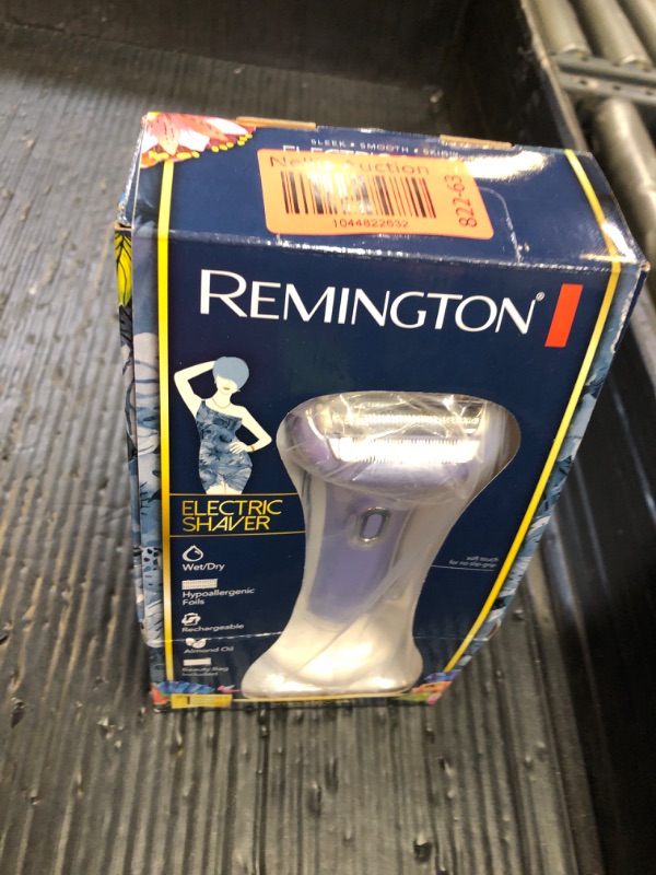 Photo 1 of Remington Smooth & Silky Electric Shaver for Women, 4-Blade Smooth Glide Foil Shaver and Bikini Trimmer with Almond Oil Strip, Shave Wet or Dry
