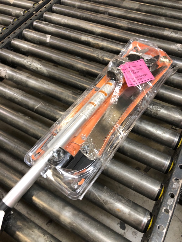 Photo 1 of Fiskars 2-in-1 Extendable Tree Pruner and Pole Saw (Extends 7.9 - 12 feet) with Rotating Head, Pruning Stik Model with15-Inch Double-Grind Saw Blade, and Double Locking System