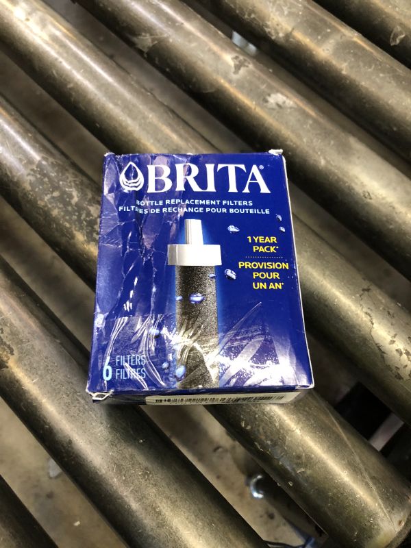 Photo 1 of Brita Water Filter Replacements for Water Bottles, Lasts 2 Months, Reduces Chlorine Taste and Odor, 6 Count