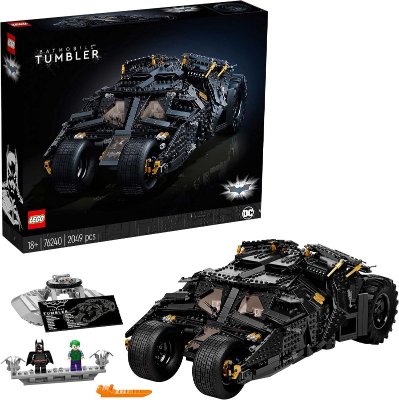 Photo 1 of LEGO DC Batman Batmobile Tumbler 76240 Iconic Car Model from The Dark Knight Trilogy, Building Set for Adults, Collectible Display Gift Idea