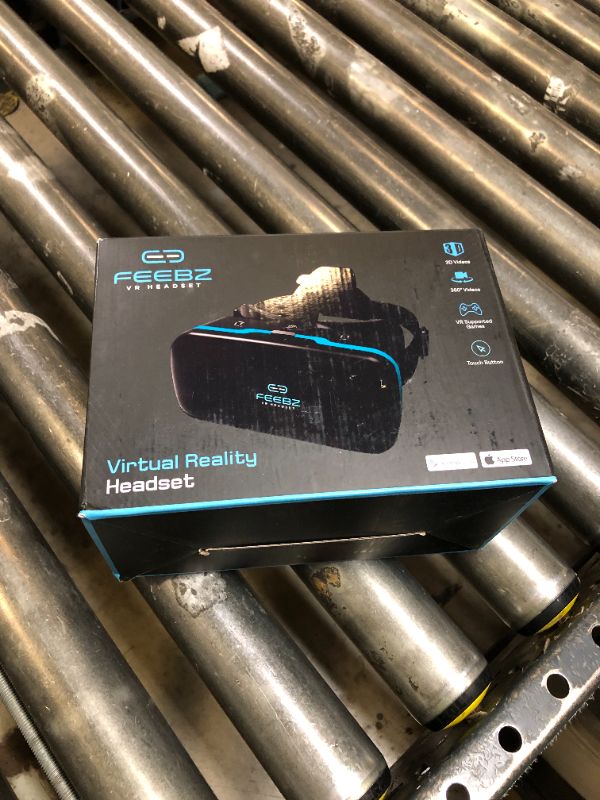 Photo 1 of VR Headset for iPhone & Android 1.0 - for Kids | with Links to 3D VR Videos + VR Games for Android | Virtual Reality Goggles Set for Phones 4.5"-6.5"