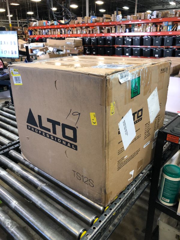 Photo 1 of ALTO TS12S 2500W 12" Subwoofer, Powered PA Speaker with 6 Selectable DSP Modes, Easy Setup, 130 dB, 3" Voice Coil, Superior Bass