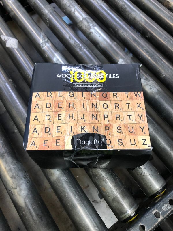 Photo 1 of Magicfly 1000 Pcs Scrabble Tiles, Wooden Letter Tiles, A-Z Capital Letters for Crafts, Spelling,Scrabble Crossword Game