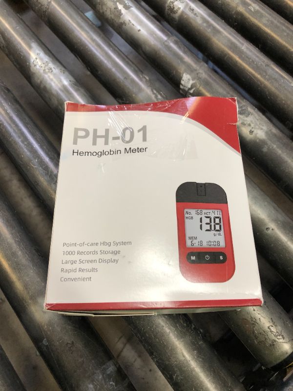 Photo 1 of BESTAR LAB Hemoglobin Test Kit with 25 Hemoglobin Test Strips, Hemoglobin Test Meter for Home Use, Hemoglobin Tester Kits, Easy to Use.