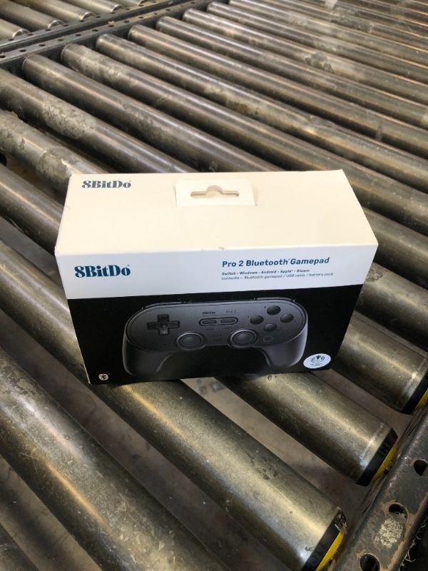 Photo 1 of 8Bitdo Pro 2 Bluetooth Controller for Switch/Switch 2, Hall Effect Joysticks, 2 Pro Back Paddle Buttons, Wireless Gaming Controller for Switch, PC, Android, and Steam Deck & Apple (Black Edition)