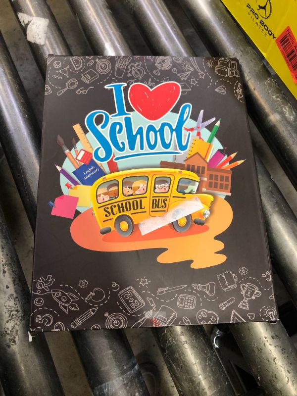Photo 1 of PETCEE First Day of School Board Sign - 11"x14" Double Sided Reusable and Erasable 1st First & Last Day of Preschool Pre-K Chalkboard Sign Photo Prop Gift Back to School Supplies for Kids Son Daughter