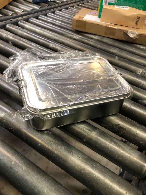 Photo 1 of Umigy 1 Pcs Stainless Steel Food Containers Metal Bento Lunch Box Stainless Steel Food Storage Container