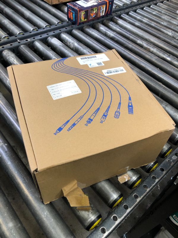 Photo 1 of YUTIANHOME 1000ft/300m LC to LC Armored Outdoor Fiber Optic Cable, Single Mode Duplex Fiber Patch Cable, 9/125um LC Fiber Jumper, (OS1/OS2 Compatible), Low Friction LSZH, Black