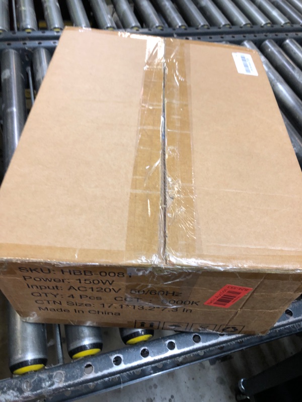 Photo 1 of LED High Bay Light, 150W 5000K 20250lm UFO LED High Bay Light Fixture [450W MH/HPS Equiv.] 100-277V, IP65 Commercial Warehouse Area for Wet Location, 4 Pack