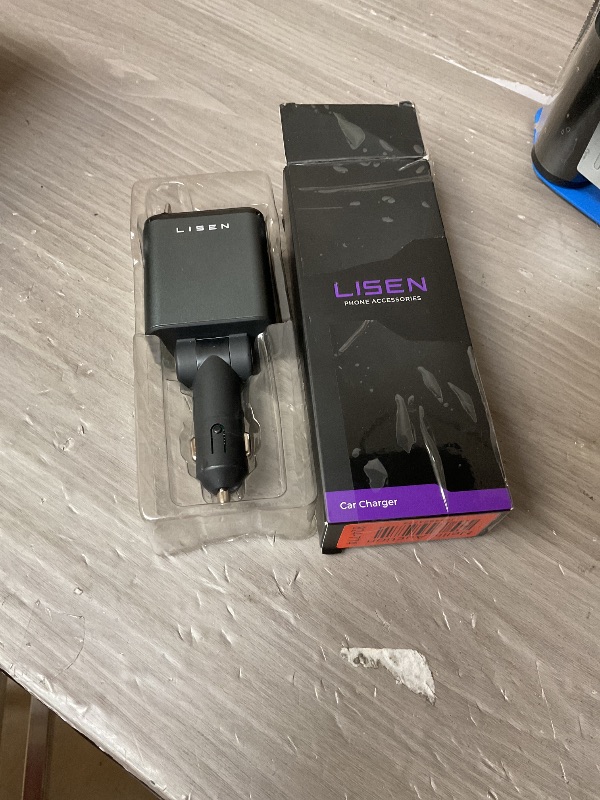 Photo 1 of LISEN Retractable Car Charger, 69W USB C Car Accessories Adapter for iPhone 16 USB C Charger Fast Charging,Gifts for Women Men, Labor Day Sale, Truck Accessories, for iPhone 16 Pro Max 15 14 13 12