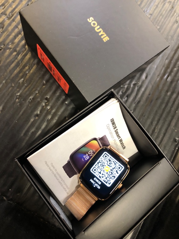 Photo 1 of 2025 Smart Watches for Women, 1.85" AI Voice Smartwatch, 24/7 Heart Rate Monitor, Stress/SpO2/Sleep Tracker, IP68 Waterproof, Weather, 100+ Sports Fitness Tracker for Android iOS Gold Metal