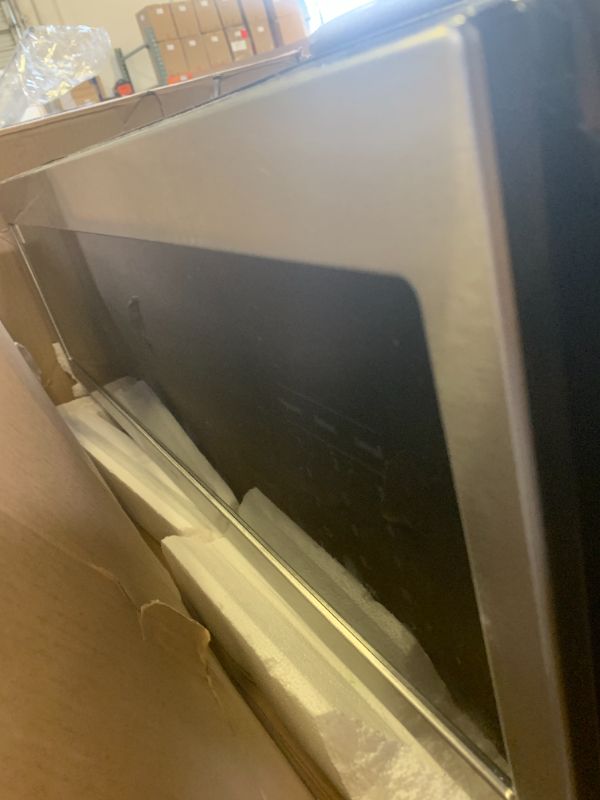 Photo 1 of SAMSUNG 1.1 Cu Ft Smart SLIM Over the Range Microwave Oven w/ 550 CFM Hood Vent, Wi-Fi, Voice Control, LED Light Bar, Sensor Cook, 1100 Watt, ME11A7710DS/AA, Fingerprint Resistant Stainless Steel