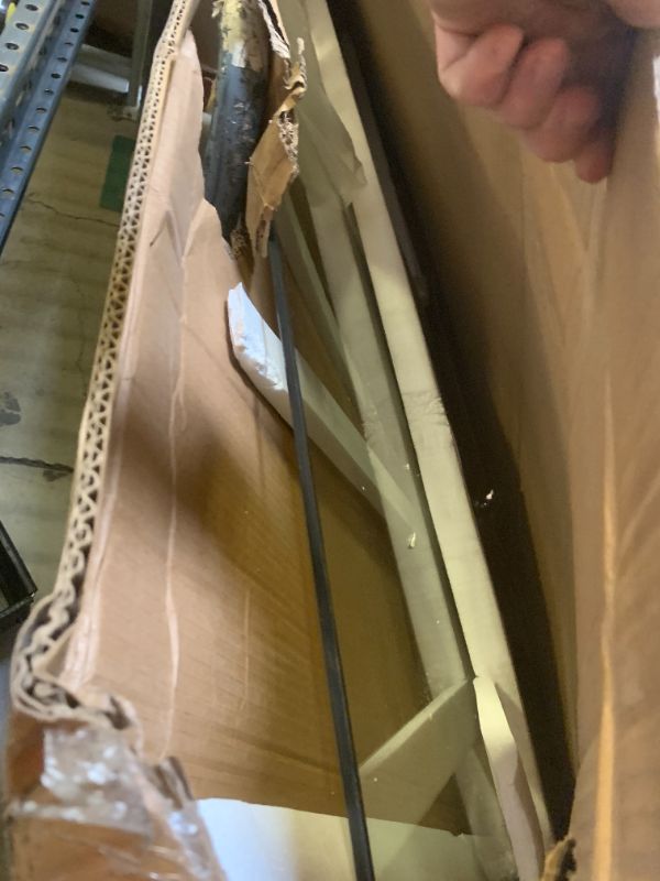 Photo 1 of Bathroom Shower Glass Door 36 * 78" - 5/16"(8mm) Thick Clear Tempered Glass Panel, Fixed Hinged Framless Shower Glass Door with Bottom Seal, Matte Black