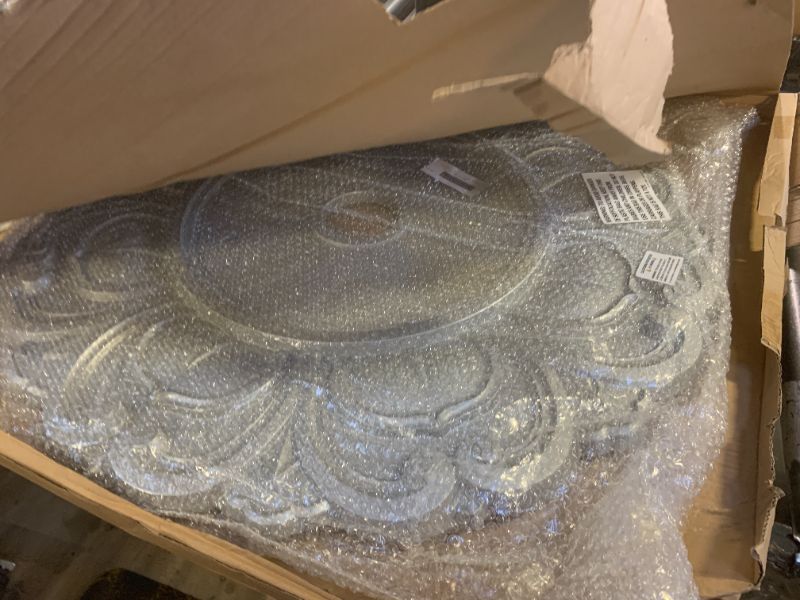 Photo 1 of Ekena Millwork CM32ANSLS - 32 1/4"OD x 3 5/8"ID x 1 1/8"P Angel Ceiling Medallion (Fits Canopies up to 15 3/4") - Ceiling Medallion, Silver