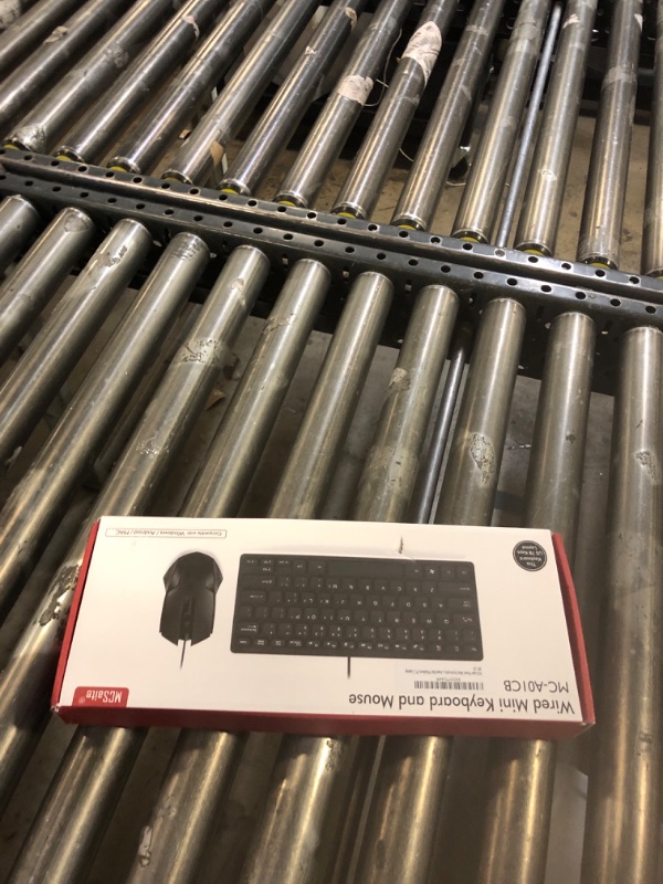 Photo 1 of MCSaite Wired Mini Keyboard and Mouse Combo - with Keyboard Cover USB 60% Keyboard for Windows, PC, Laptop