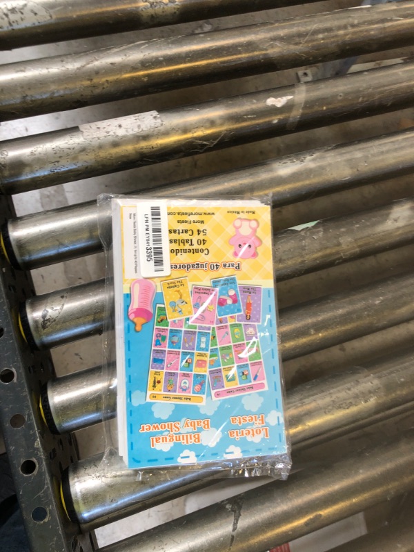 Photo 1 of More Fiesta Baby Shower Bingo Tablas Game - Bilingual English Spanish, for up to 40 Players