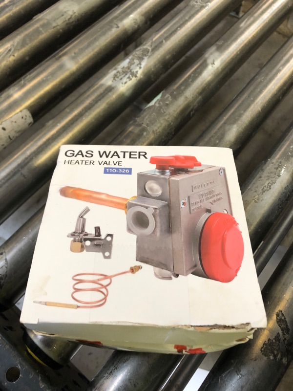 Photo 1 of 110-326 Gas Water Heater Control Valve w/Copper Probe Thermostat - Metal - Built for Durability & Precision