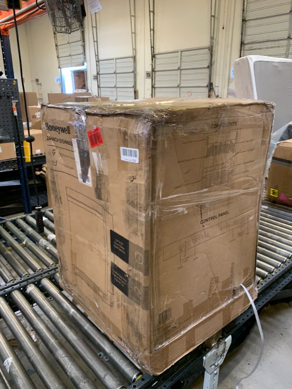 Photo 1 of Honeywell 24 Inch Dishwasher with 12 Place settings, 7 Washing Cycles, Stainless Steel and Plastic Tub, UL/Energy Star- Stainless Steel
