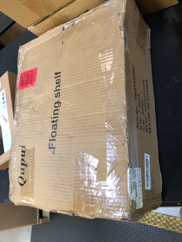 Photo 1 of Qupui 6 Tier Wall Shelf Unit with LED Light, Floating Storage Home Decor Organizer Shelving for Living Room