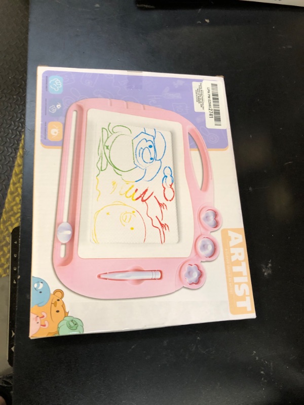 Photo 1 of AiTuiTui Magnetic Drawing Board Toddler Toys for Girl Gifts, Erasable Doodle Sketching Writing Pad Travel Games for Kids in Car, Early Education Learning Skill Development Toys for Toddlers