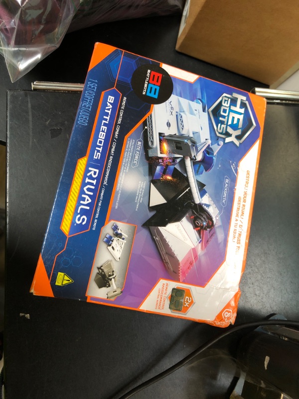 Photo 1 of HEX BOTS BattleBots Rivals 4.0 (Blacksmith and Biteforce), Remote Control Robot Toys for Kids, STEM Toys for Boys and Girls Ages 8 & Up, Batteries Included