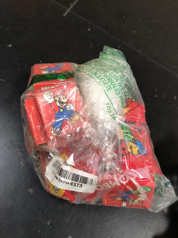Photo 1 of Super Mario Party Favors for 20 Guests Bundle ~ 20 Pieces Mario Favor Boxes with Stickers and Stampers for Kids Birthday Party | Mario Party Supplies and Decorations