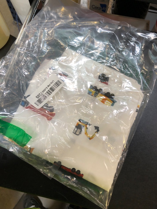 Photo 1 of 100% Cotton Toddler Pillowcase by ADDISON BELLE - Fits Both 13"x18" and 14"x19" Pillows - Soft, Durable & Breathable (Construction Trucks)